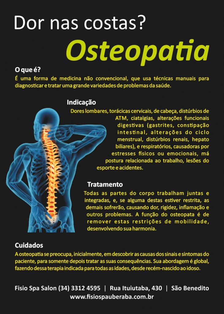 ~FisioSpa - Flyer Osteopatia